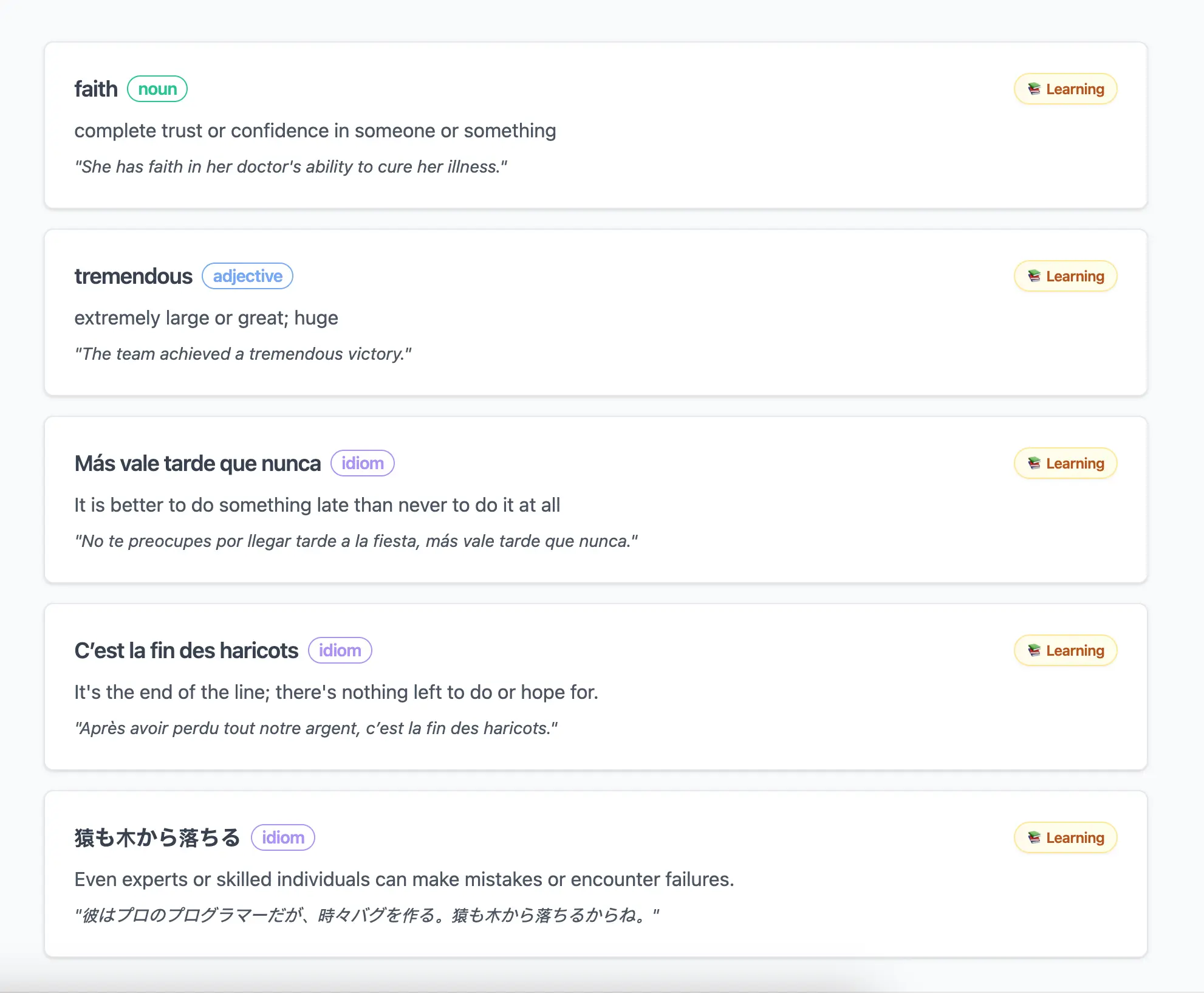 Pickvocab AI dictionary showing instant contextual word lookup on any website